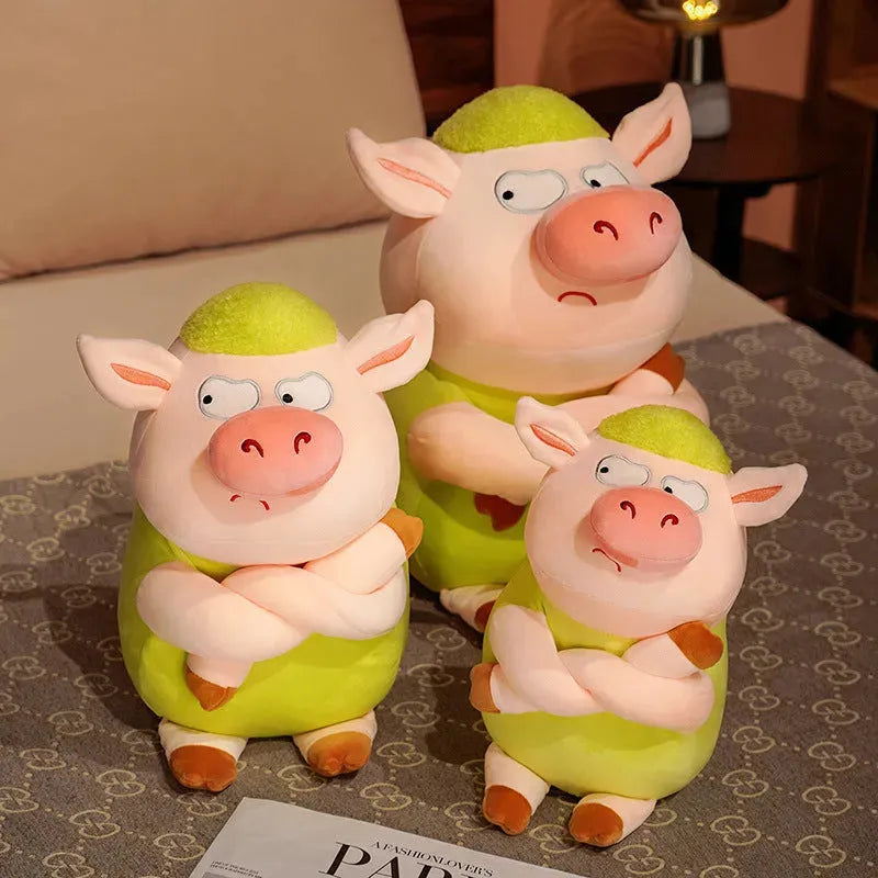 Funny Doll Drag Pig Plush Toy - Bellarte Enchanté Funny Doll Drag Pig Plush Toy